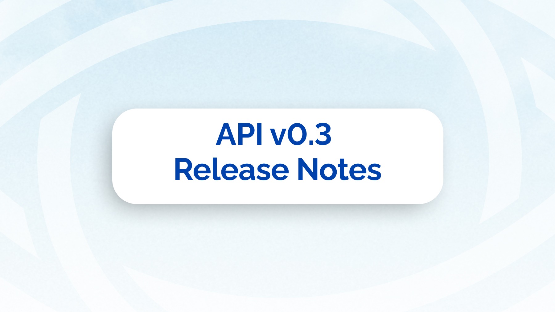 PlanetWatch API Release v0.3